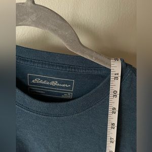 EDDIE BAUER Lengendwash Long-Sleeve Tee in Blue - size LT